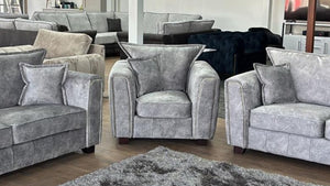 Lusora Sofa Grey Armchair