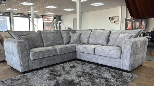 Lusora Sofa Grey Large Corner