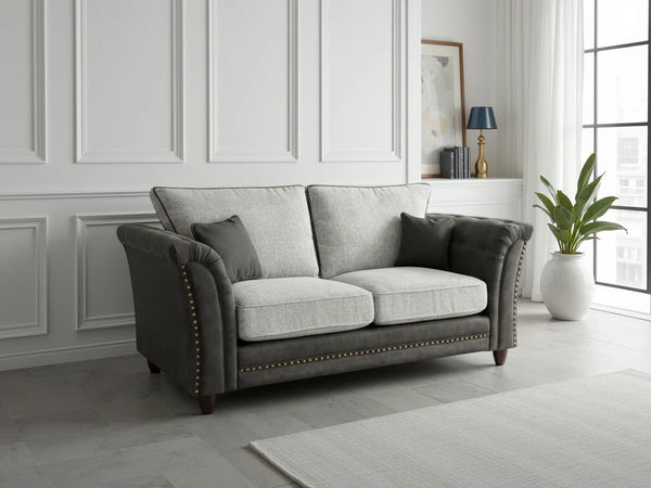 Mirelae Fullback Sofa Grey 2 Seater