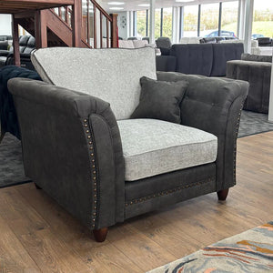 Mirelae Fullback Sofa Grey Armchair