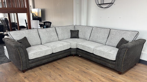Mirelae Fullback Sofa Grey Large Corner