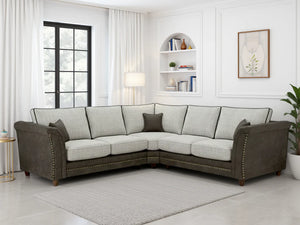 Mirelae Fullback Sofa Grey Large Corner