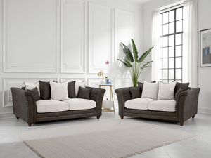 Mirelae Fullback Sofa Grey 3+2 Sofa Sets