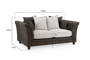 Mirelae Sofa Grey 2 Seater