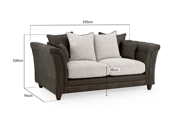 Mirelae Sofa Grey 2 Seater