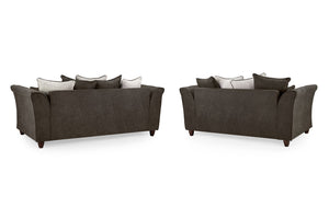 Mirelae Fullback Sofa Grey 3+2 Sofa Sets
