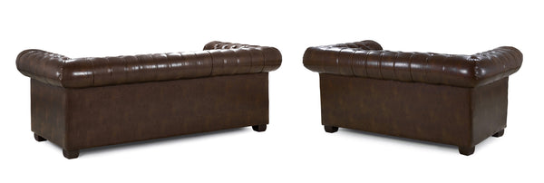 Molvion Sofa Antique Brown 3+2 Set