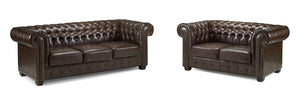 Molvion Sofa Antique Brown 3+2 Set