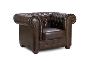 Molvion Sofa Antique Brown Armchair