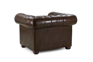 Molvion Sofa Antique Brown Armchair