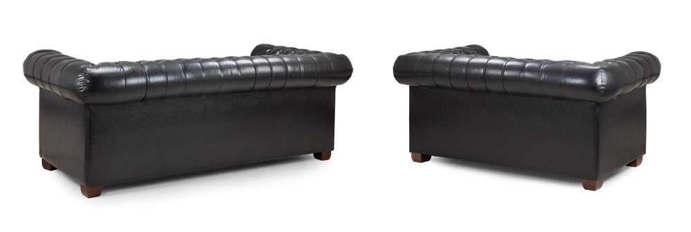Molvion Sofa Black 3+2 Set