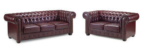 Molvion Sofa Oxblood Red 3+2 Set