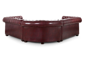 Molvion Sofa Oxblood Red Large Corner