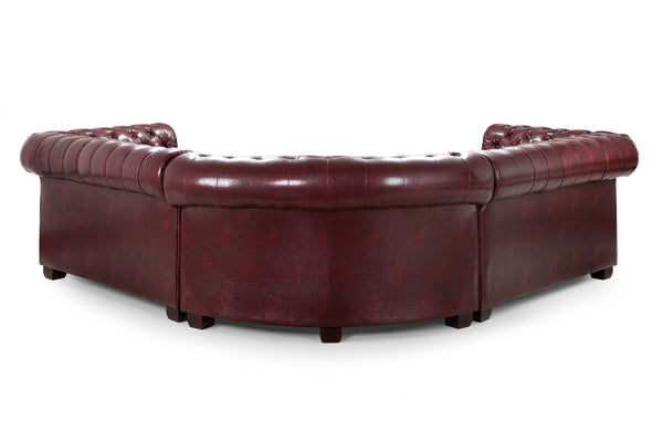 Molvion Sofa Oxblood Red Large Corner