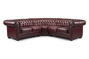 Molvion Sofa Oxblood Red Large Corner
