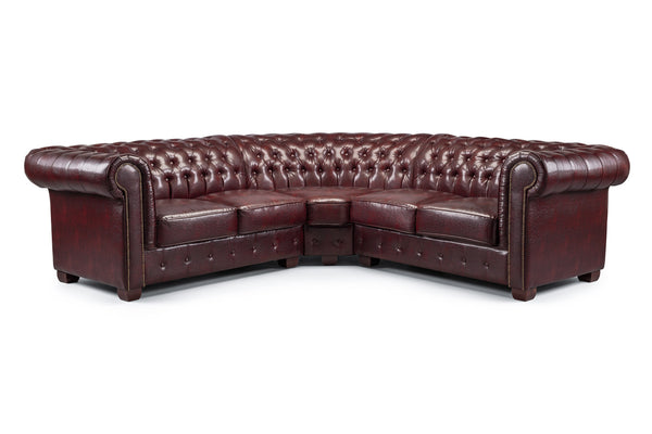 Molvion Sofa Oxblood Red Large Corner