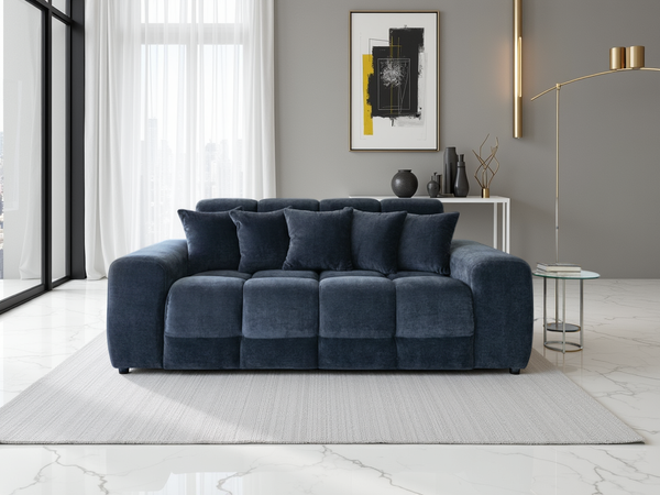 Navoro Sofa Black 3 Seater