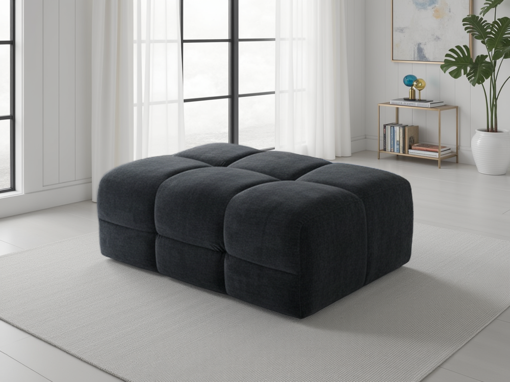 Navoro Sofa Black Footstool