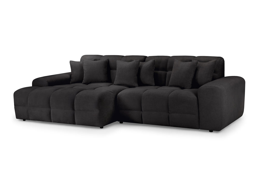 Navoro Sofa Black Left Hand Facing Corner