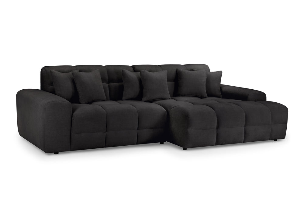 Navoro Sofa Black Right Hand Facing Corner