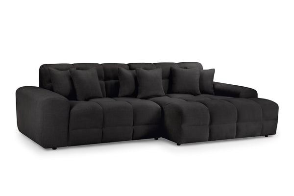 Navoro Sofa Black Right Hand Facing Corner