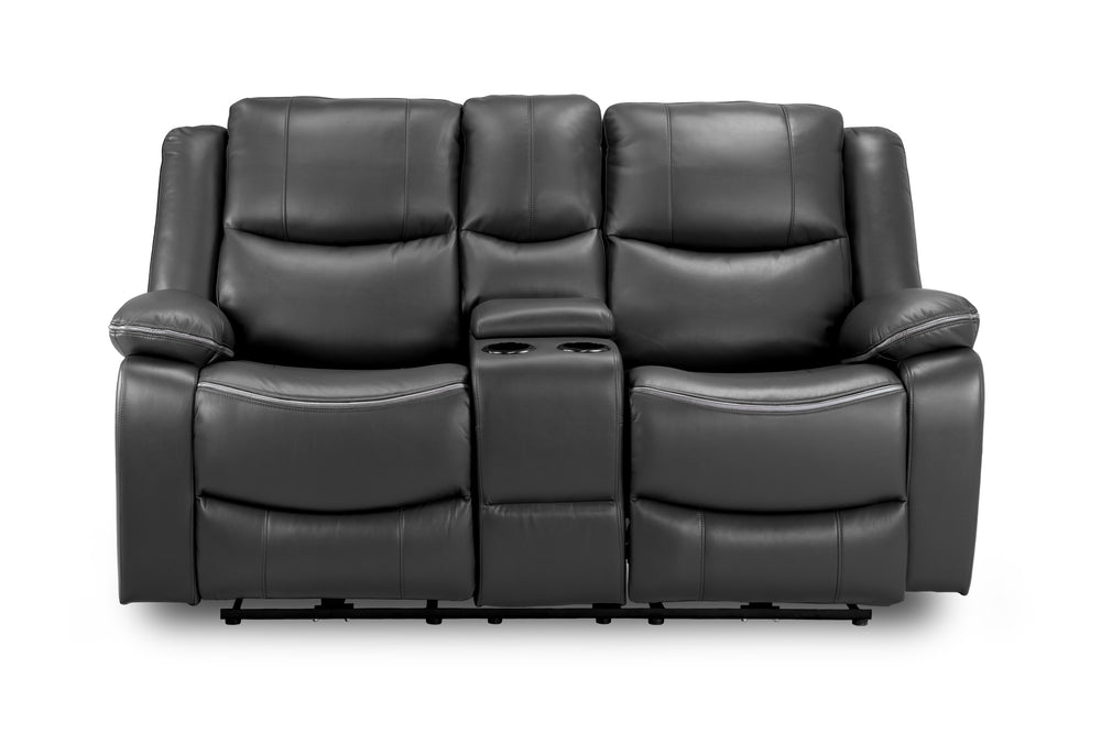 Obrienn Electric Recliner Sofa Black 2 Seater