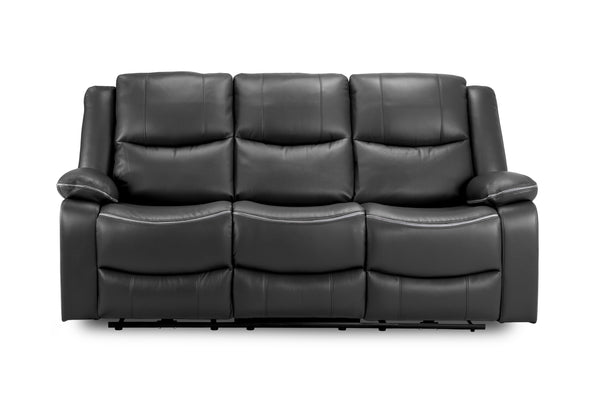 Obrienn Electric Recliner Sofa Black 3 Seater