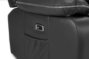 Obrienn Electric Recliner Sofa Black 3+2 Set