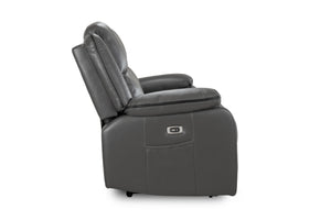 Obrienn Electric Recliner Sofa Grey 2 Seater