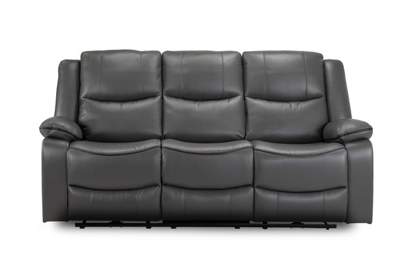 Obrienn Electric Recliner Sofa Grey 3 Seater