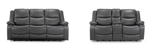 Obrienn Electric Recliner Sofa Grey 3+2 Set