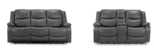 Obrienn Electric Recliner Sofa Grey 3+2 Set