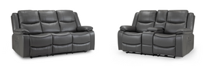 Obrienn Electric Recliner Sofa Grey 3+2 Set