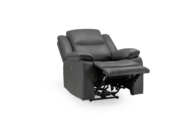 Obrienn Electric Recliner Sofa Grey Armchair