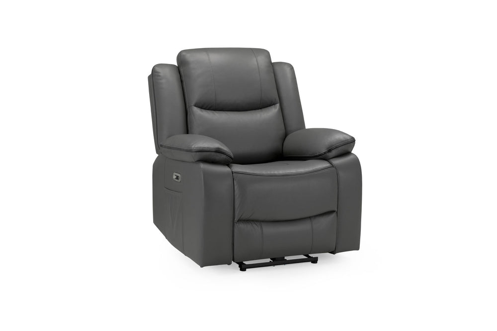 Obrienn Electric Recliner Sofa Grey Armchair