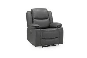 Obrienn Electric Recliner Sofa Grey Armchair