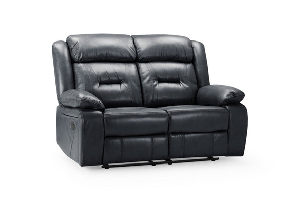Olivan Recliner Sofa Black 2 Seater
