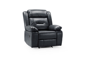 Olivan Recliner Sofa Black Armchair