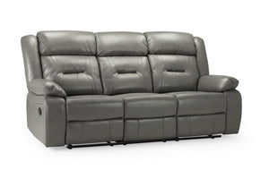 Olivan Recliner Sofa Grey 3 Seater