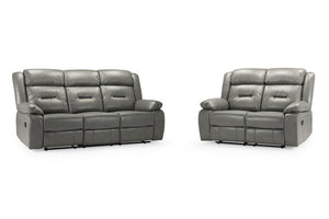 Olivan Recliner Sofa Grey 3+2 Set
