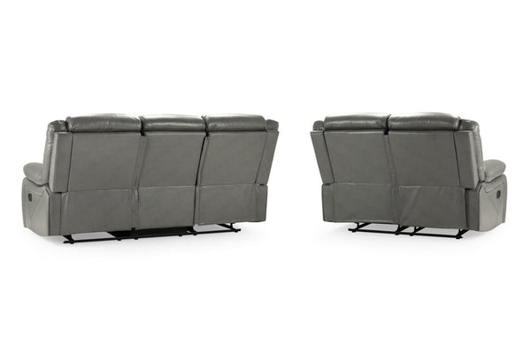Olivan Recliner Sofa Grey 3+2 Set