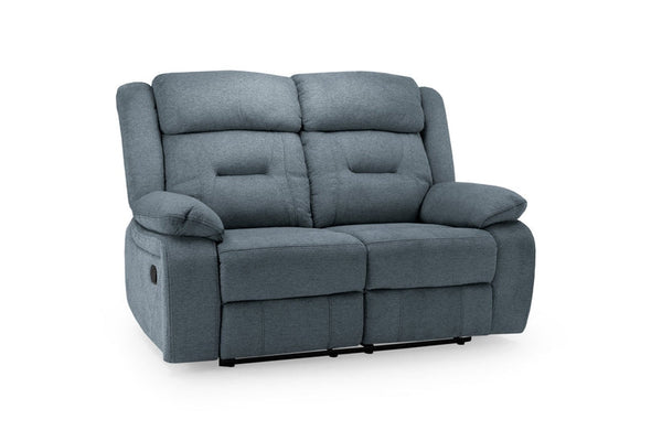 Olivan Recliner Sofa Grey Fabric 2 Seater