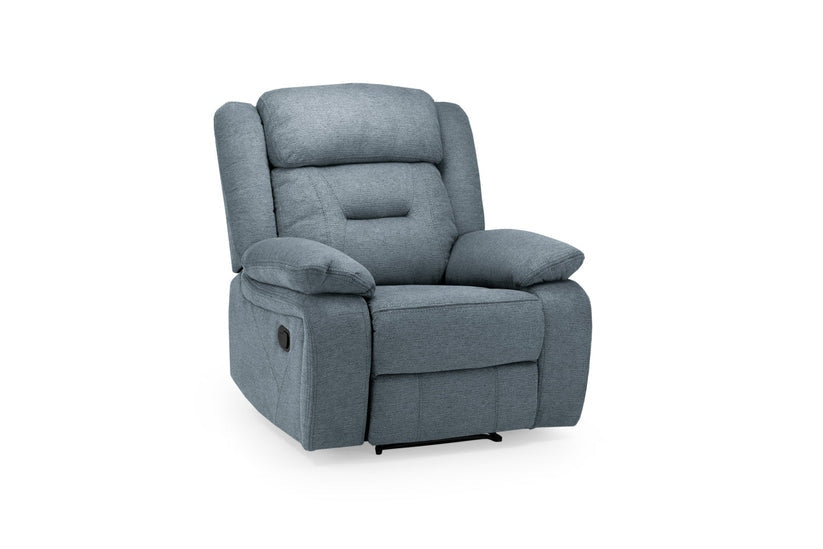 Olivan Recliner Sofa Grey Fabric Armchair