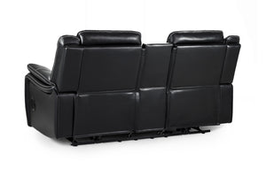 Orvex Recliner Sofa Black 2 Seater