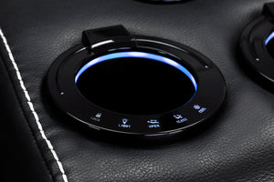 Orvex Recliner Sofa Black 2 Seater