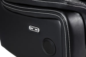 Orvex Recliner Sofa Black 3 Seater