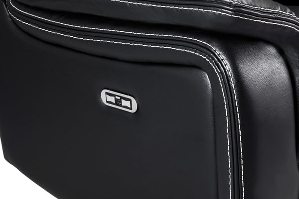 Orvex Recliner Sofa Black Armchair