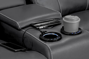 Orvex Recliner Sofa Grey 2 Seater