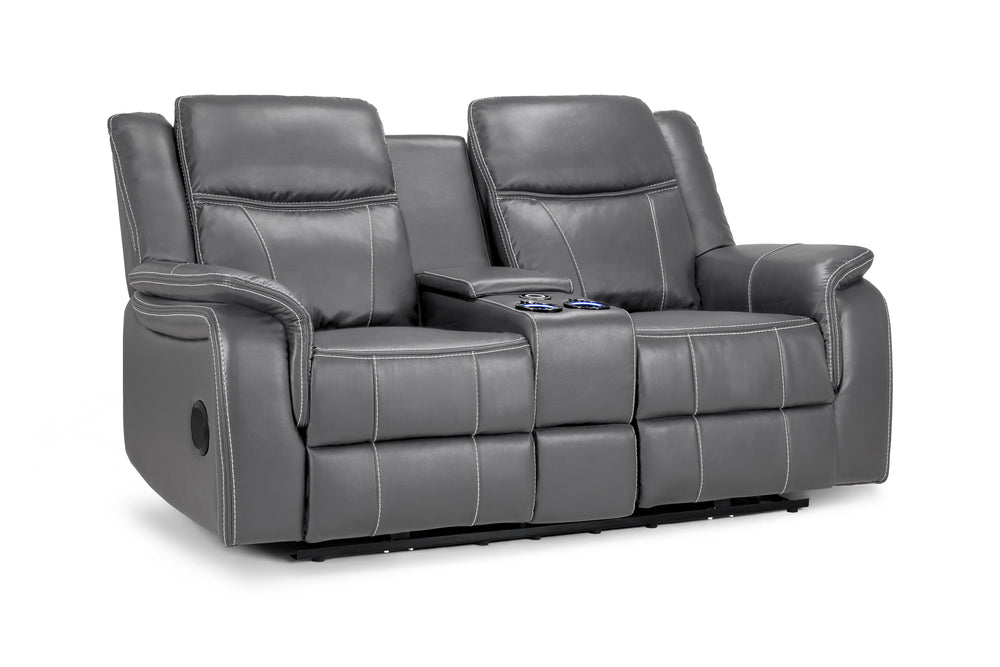 Orvex Recliner Sofa Grey 2 Seater