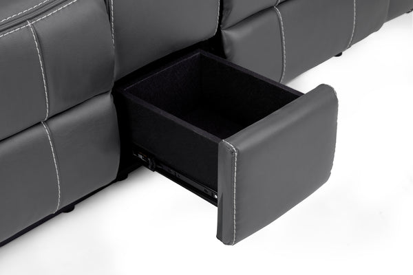 Orvex Recliner Sofa Grey 2 Seater